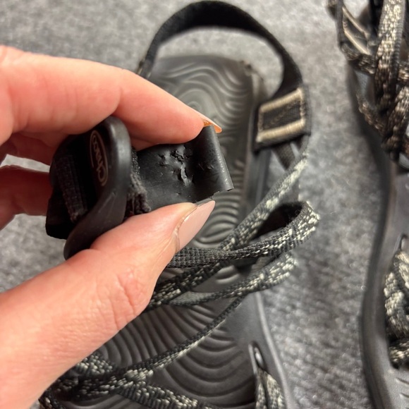 CHACO Women’s Z/Cloud X2 Sandals Black/White Water Shoe Outdoor size: 8 - Picture 6 of 11